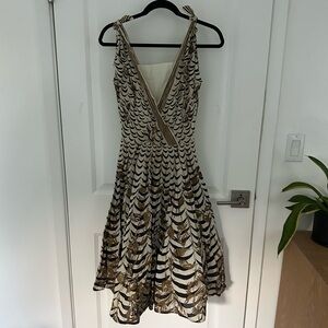 Vintage Screen Print Dress